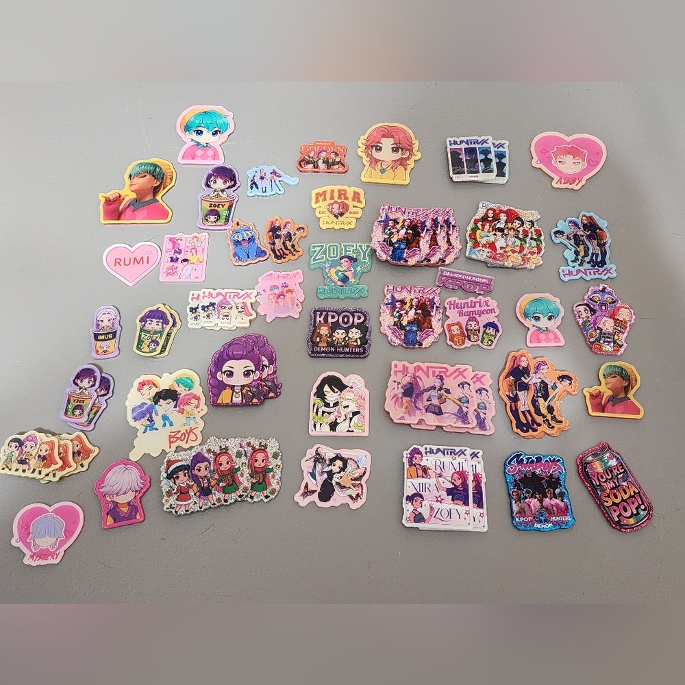 KPop Demon Hunters‎ Saja Boys Acrylics Flatbacks Acrylic For Selection Purpose